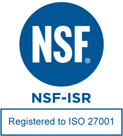 Registered to ISO/IEC 27001